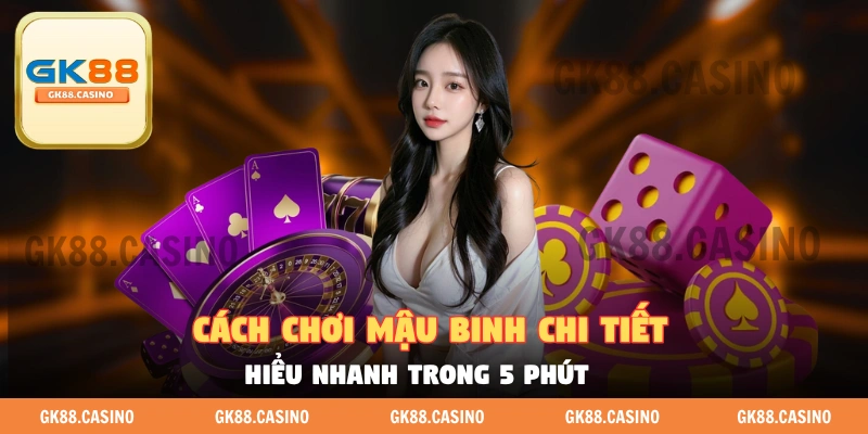 Hướng dẫn cách chơi Mậu Binh chi tiết A đến Z